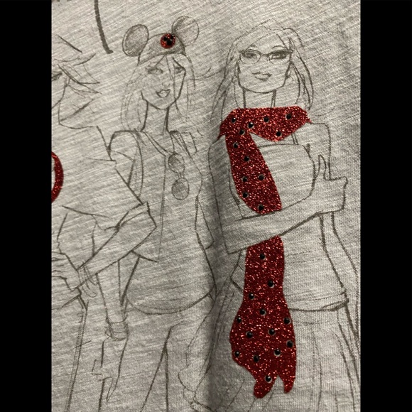 NWT Walt Disney World- Disney Parks Women’s Junior Authentic T-Shirt Gray Sz M - Picture 10 of 11